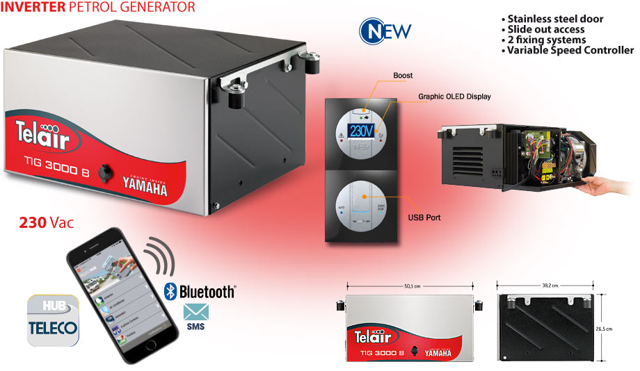 TIG-3000B : generatore a BENZINA