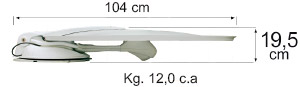 FlatSat Skew Elegance 2 SMART  85: Dimensioni