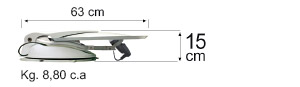 FLATSAT EASY S - SMART 50: Tamaño